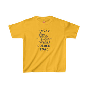 Lucky Golden Toad Kids Heavy Cotton Tee