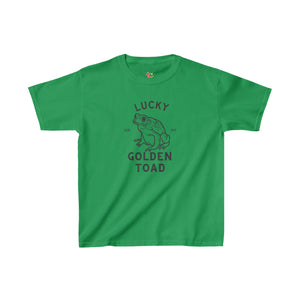 Lucky Golden Toad Kids Heavy Cotton Tee