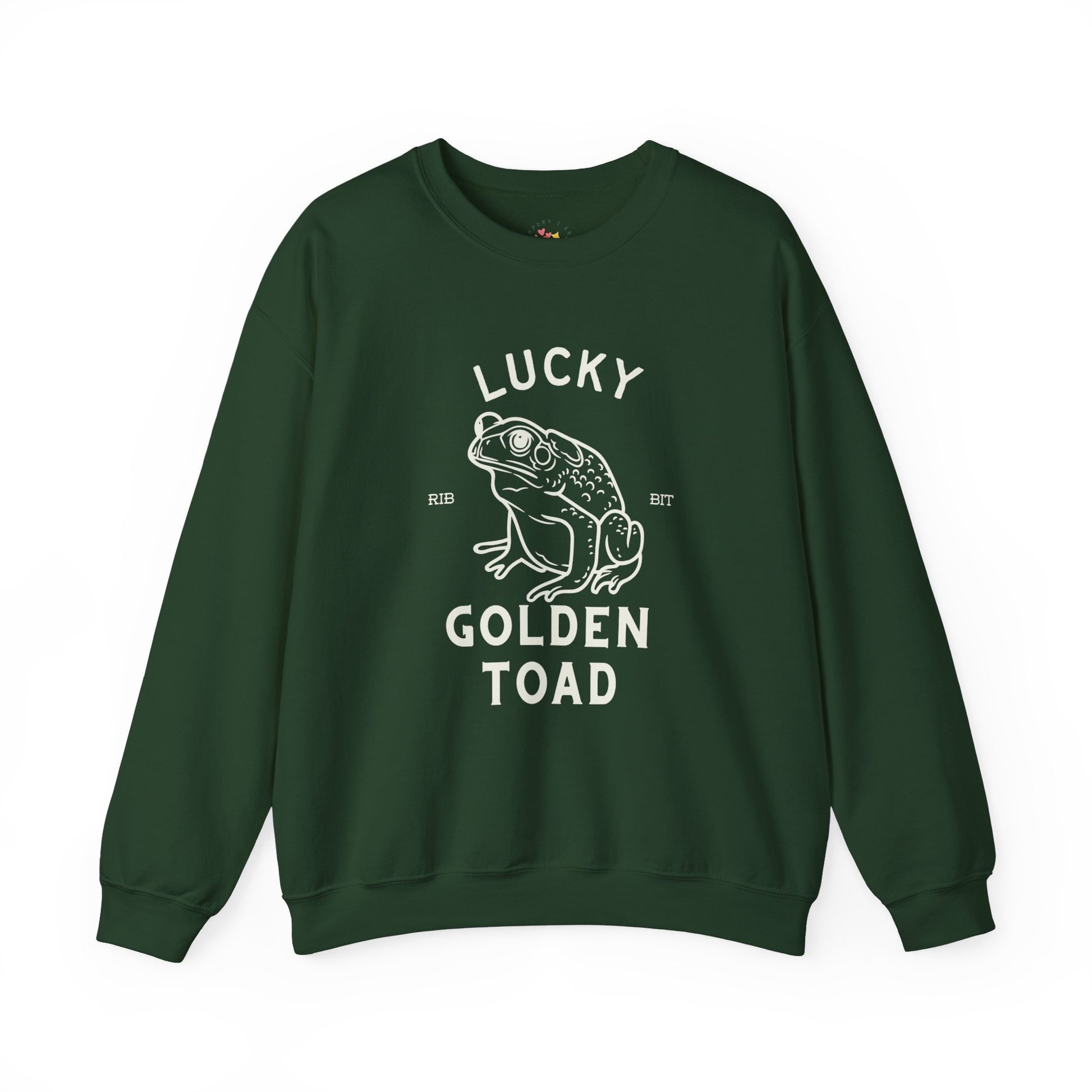 Lucky Golden Toad Unisex Heavy Blend Crewneck Sweatshirt