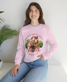 Nature is My Self Care Vintage Retro Style Unisex Heavy Blend Crewneck Sweatshirt (Fauna)