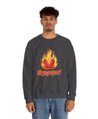 Neurospicy Flaming Peppers Unisex Heavy Blend Crewneck Sweatshirt