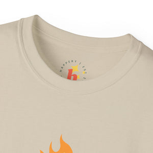 Neurospicy Flaming Peppers Unisex Ultra Cotton Tee