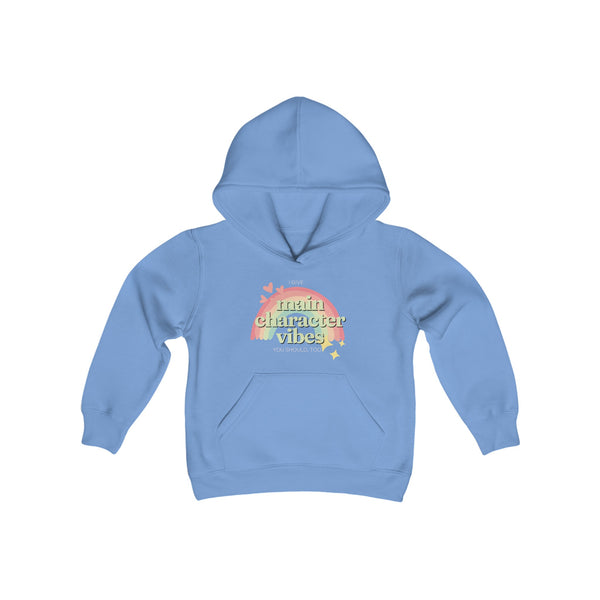 Youth Main Character Vibes Heavy Blend Hooded Sweatshirt