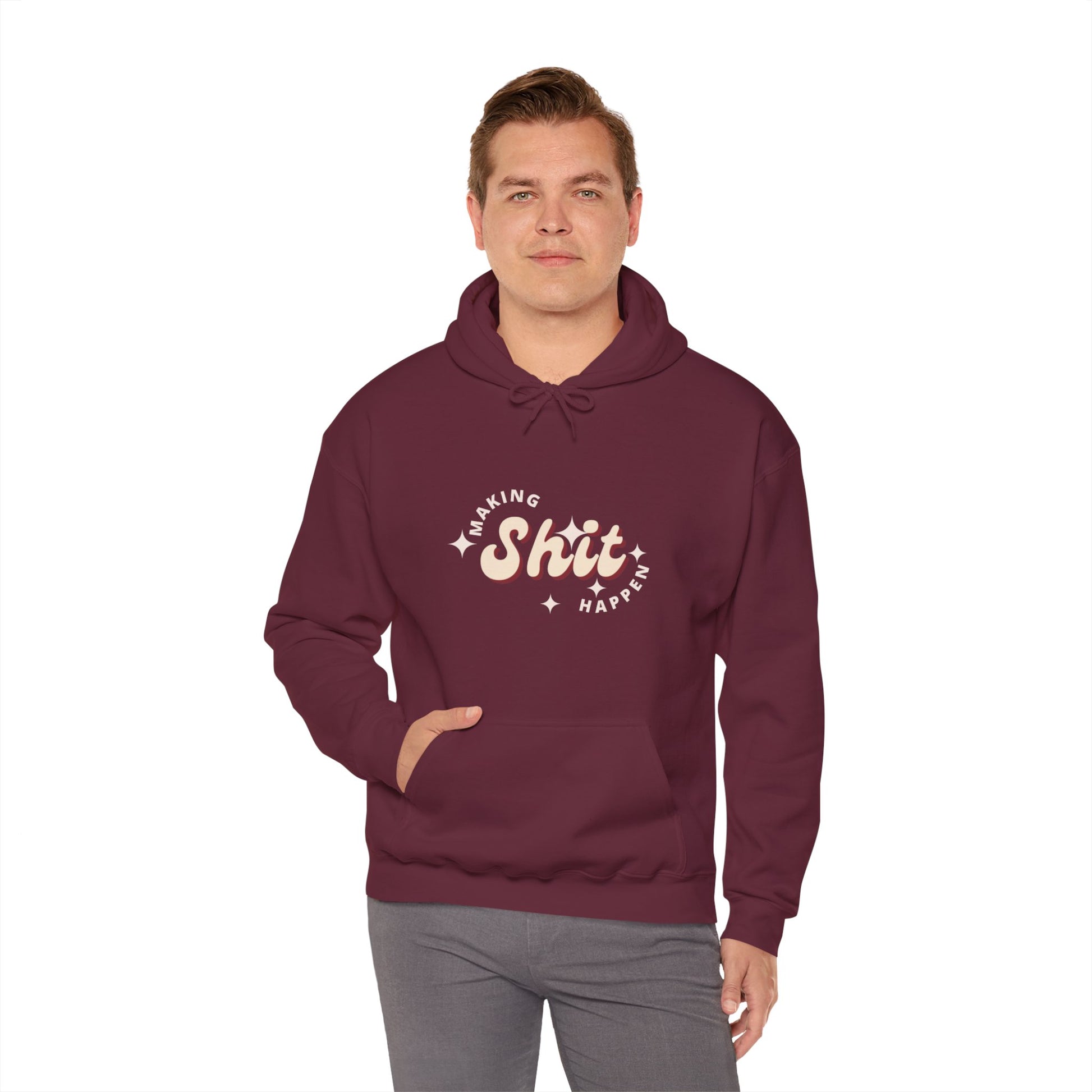 Making Shit Happen Unisex Heavy Blend Hooded Sweatshirt