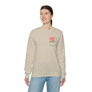 Pick Flowers Not Fights (Modern) Unisex Heavy Blend Crewneck Sweatshirt