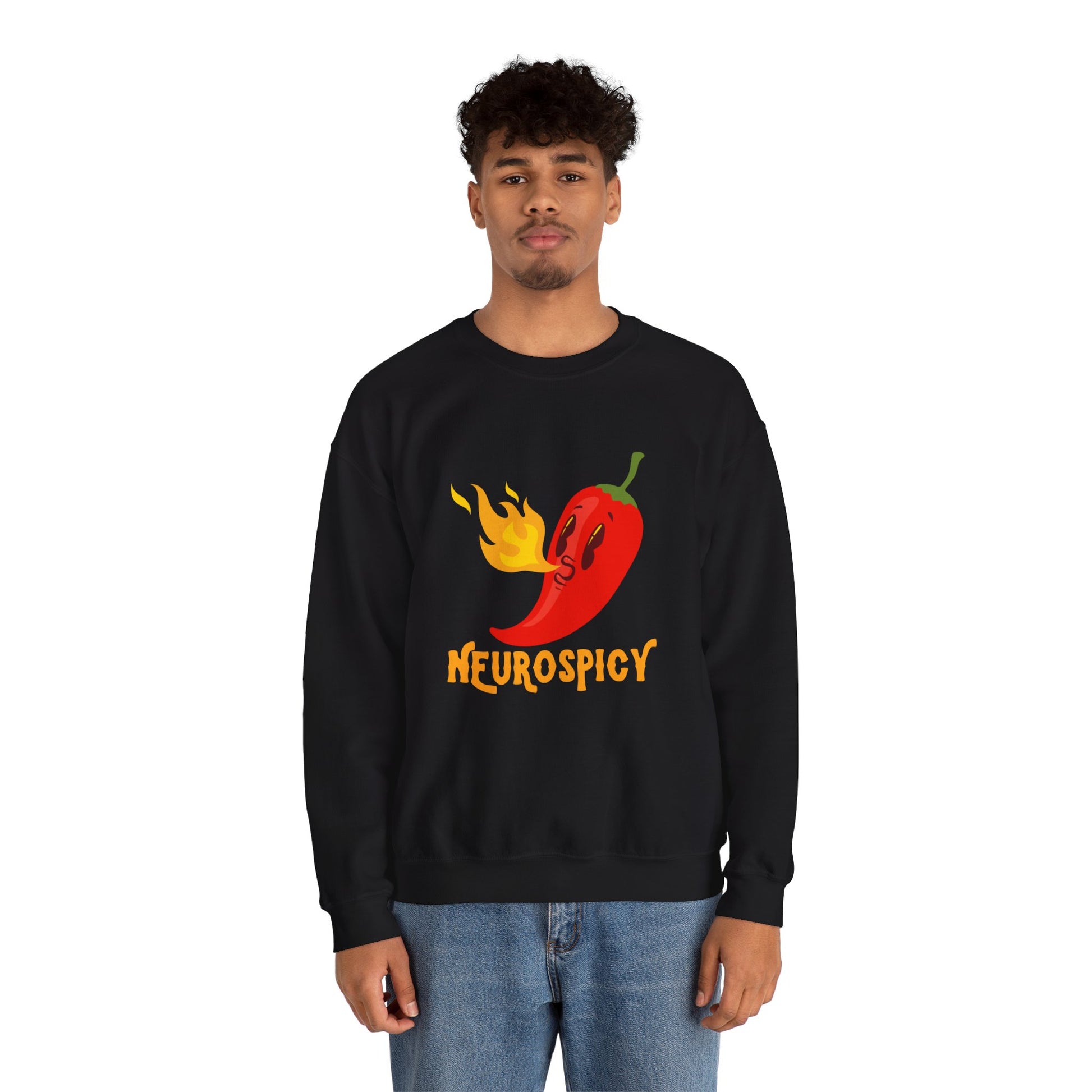 Neurospicy Unisex Heavy Blend Crewneck Sweatshirt