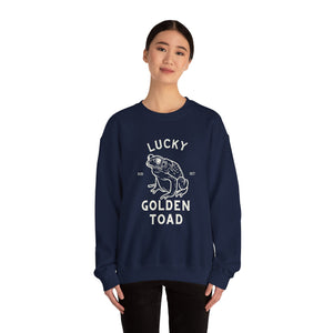 Lucky Golden Toad Unisex Heavy Blend Crewneck Sweatshirt