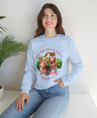 Nature is My Self Care Vintage Retro Style Unisex Heavy Blend Crewneck Sweatshirt (Fauna)