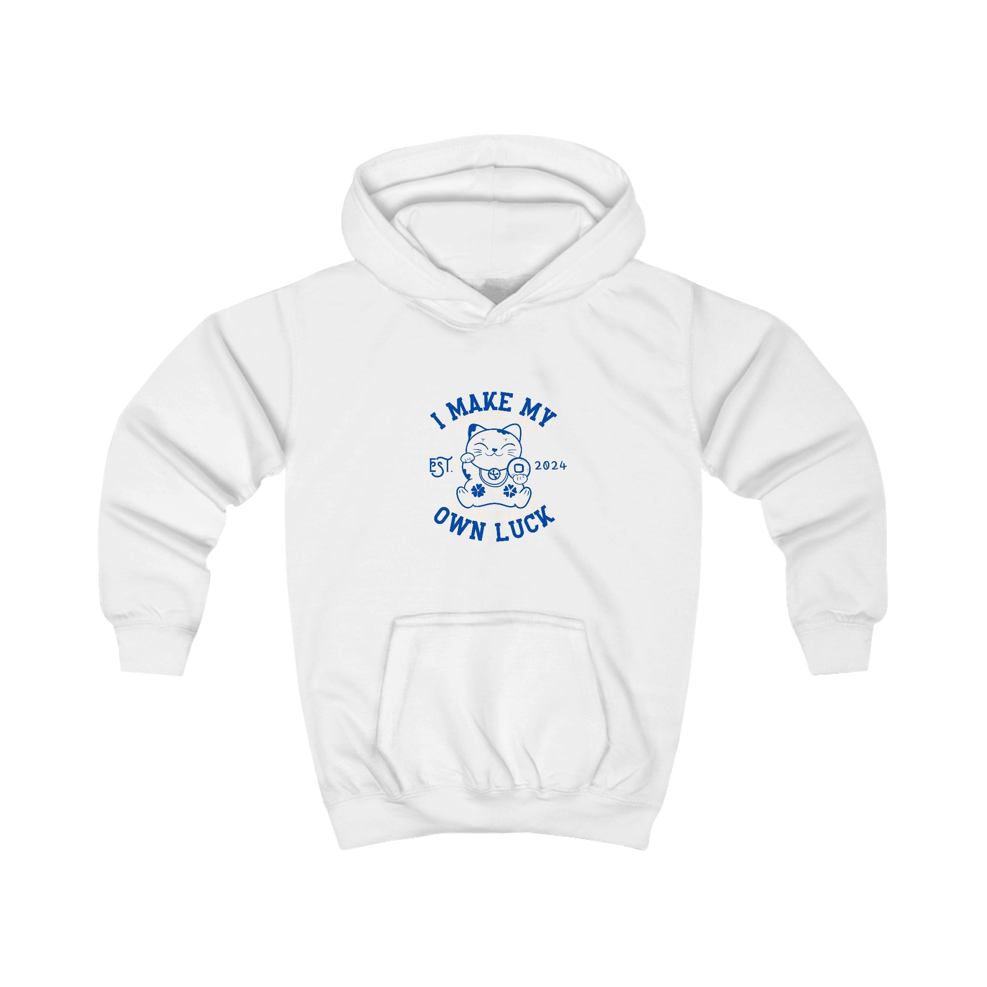 I Make My Own Luck Kids Hooded Sweatshirt