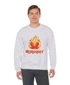 Neurospicy Flaming Peppers Unisex Heavy Blend Crewneck Sweatshirt