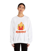 Neurospicy Flaming Peppers Unisex Heavy Blend Crewneck Sweatshirt