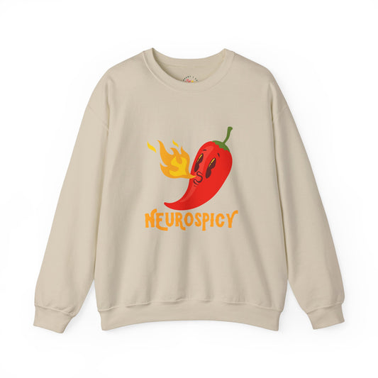 Neurospicy Unisex Heavy Blend Crewneck Sweatshirt