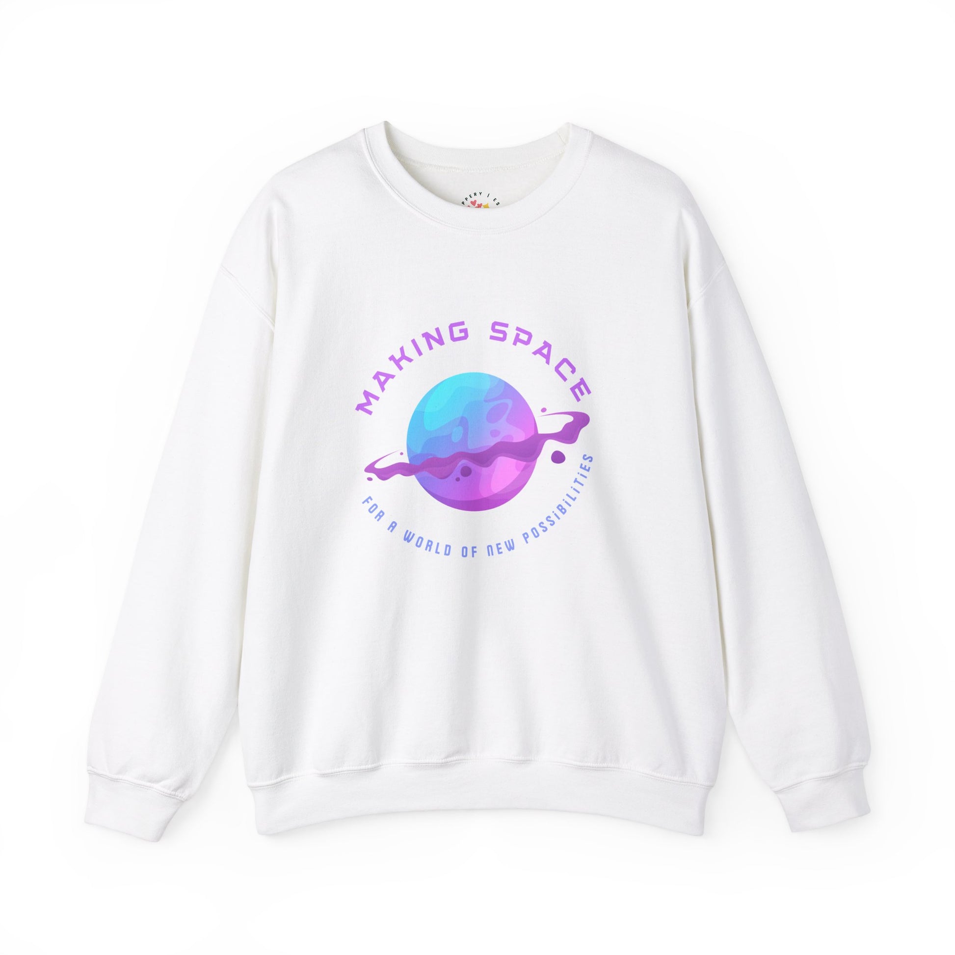 Making Space For a World of Possibilities Unisex Heavy Blend Crewneck Sweatshirt