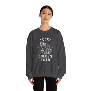 Lucky Golden Toad Unisex Heavy Blend Crewneck Sweatshirt