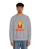 Neurospicy Flaming Peppers Unisex Heavy Blend Crewneck Sweatshirt