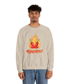 Neurospicy Flaming Peppers Unisex Heavy Blend Crewneck Sweatshirt