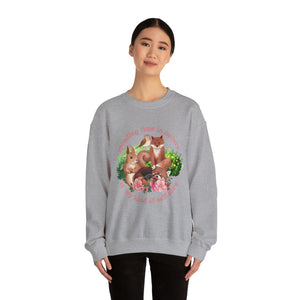 Nature is My Self Care Vintage Retro Style Unisex Heavy Blend Crewneck Sweatshirt (Fauna)