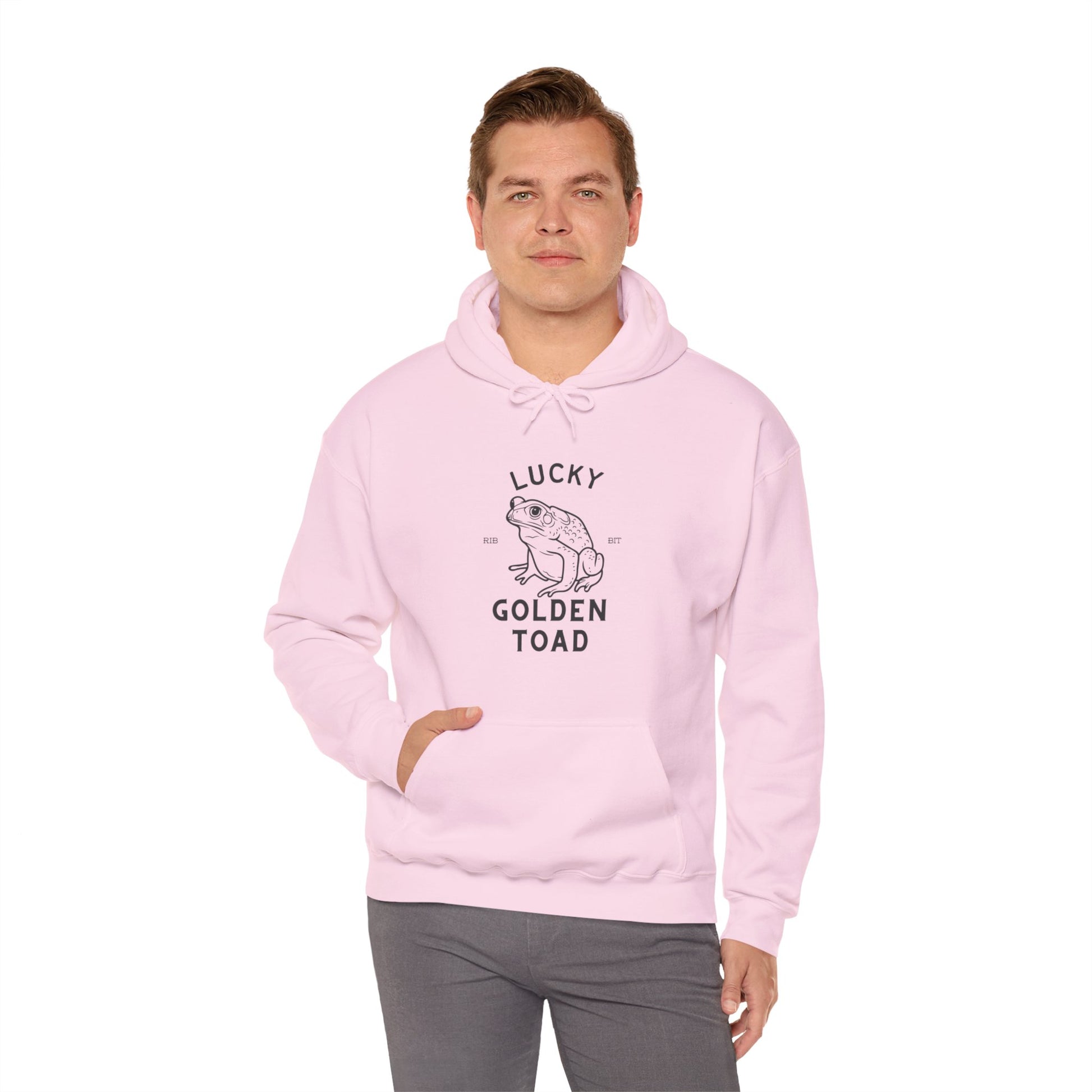 Lucky Golden Toad Unisex Heavy Blend Hooded Sweatshirt