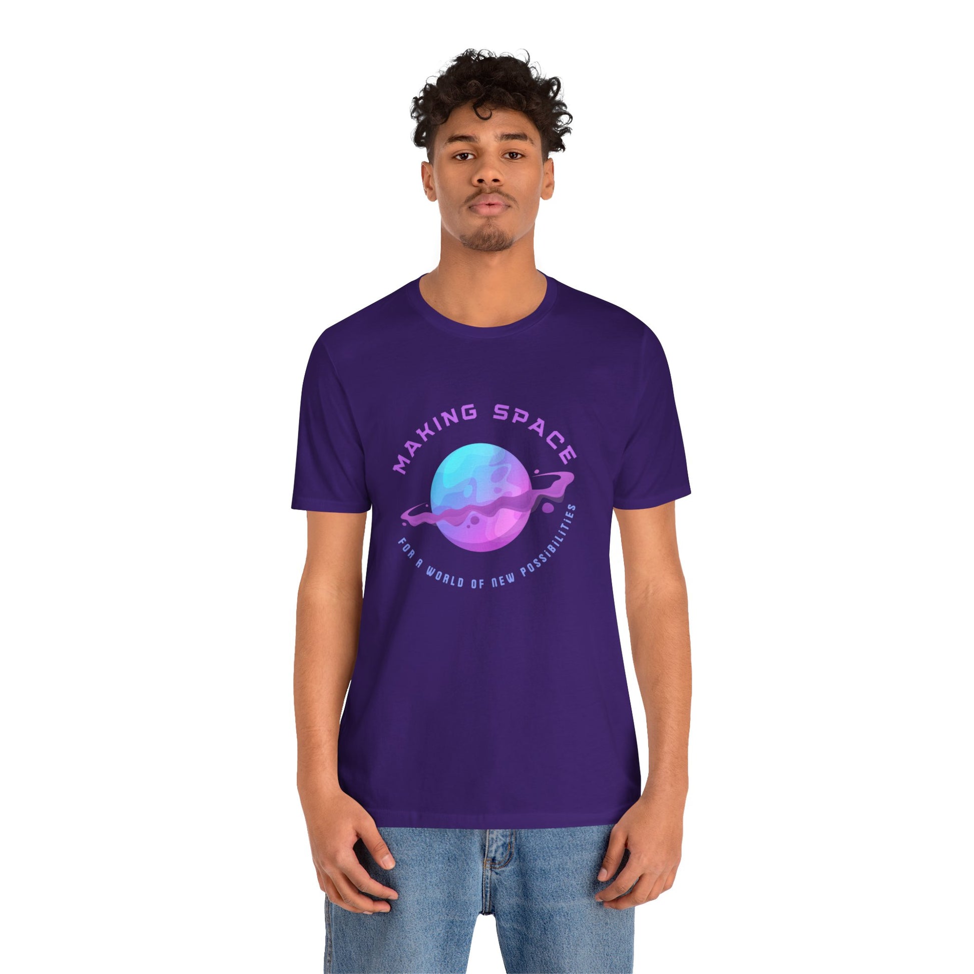 Making Space for New Possibilities Vegan Organic Unisex T-shirt