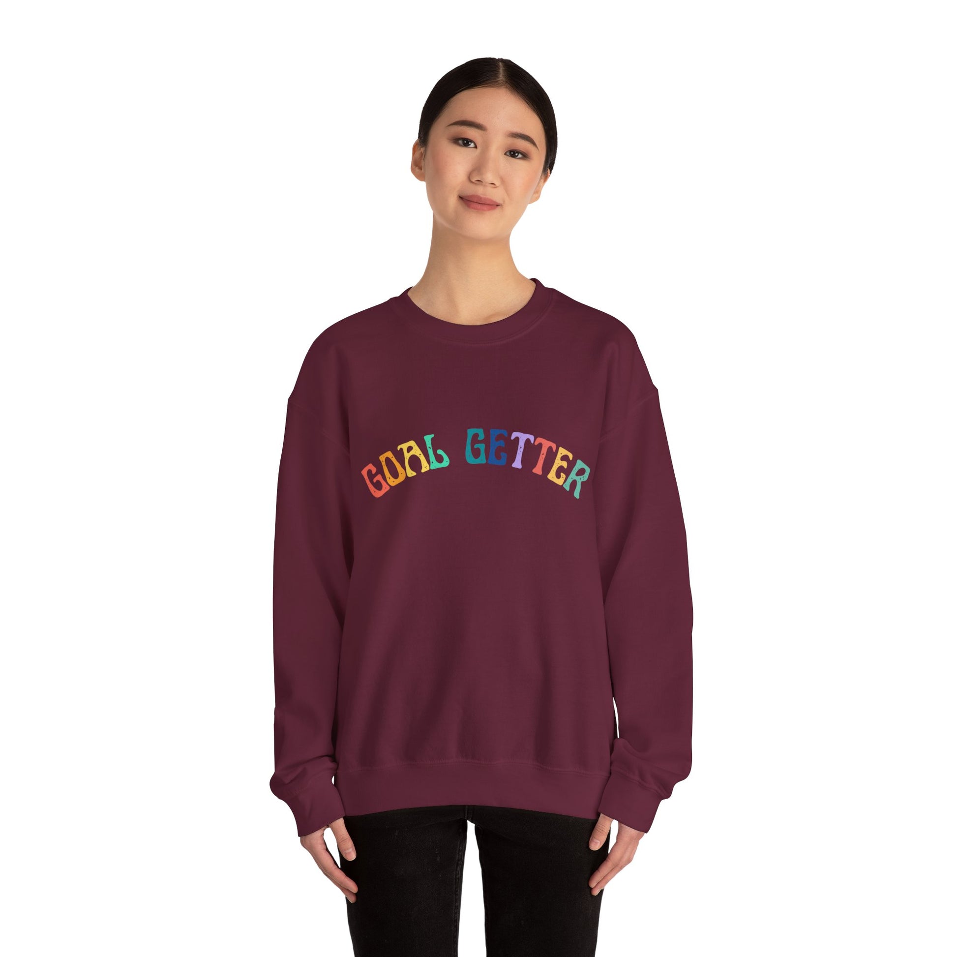 Goal Getter Unisex Heavy Blend Crewneck Sweatshirt (11 colours, up to 5xl)