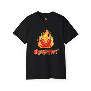 Neurospicy Flaming Peppers Unisex Ultra Cotton Tee