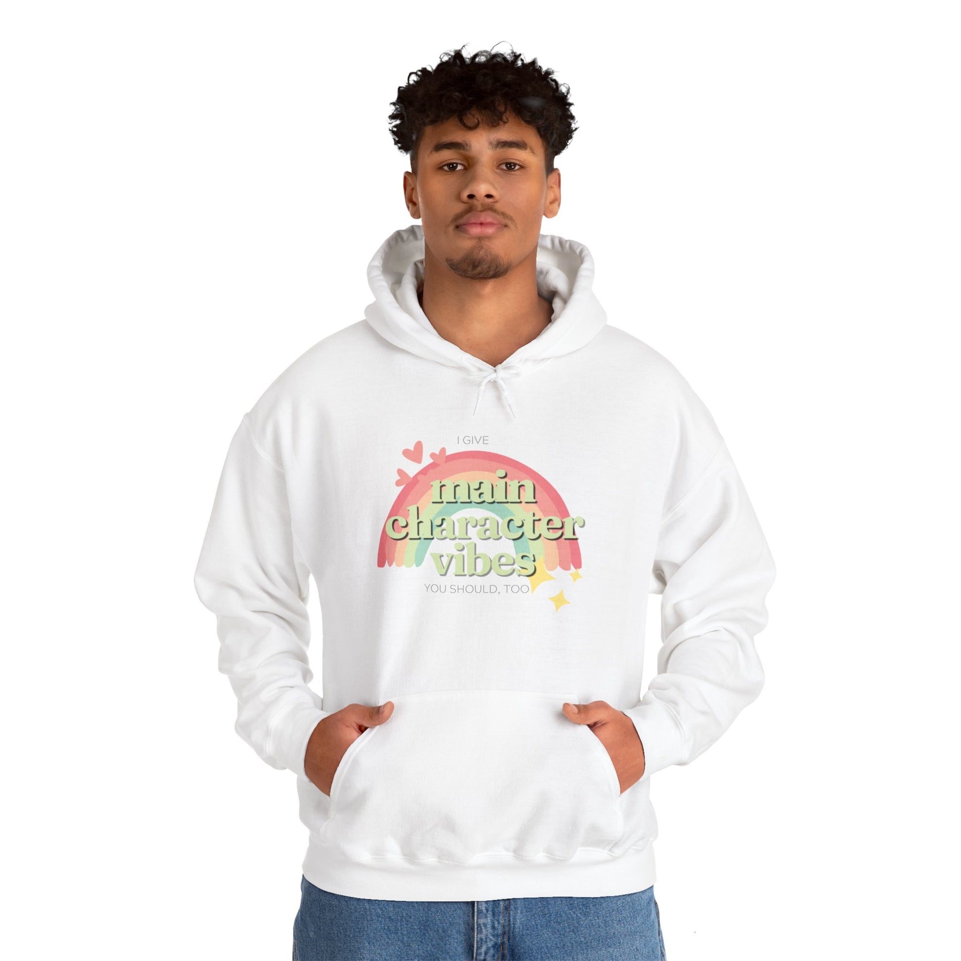 Main Character Vibes Unisex Heavy Blend Hooded Sweatshirt