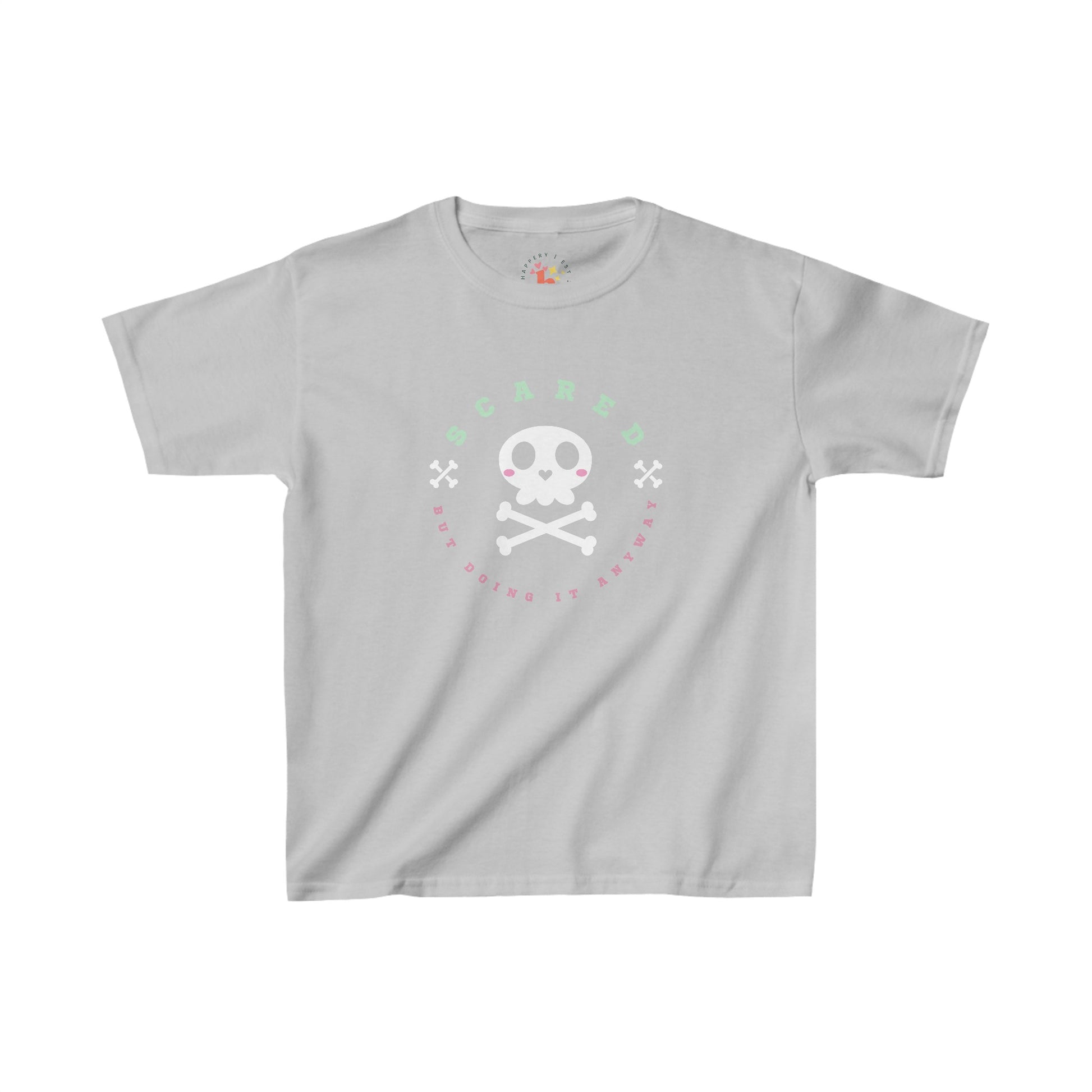 Scared But Doing It Anyway Kids Heavy Cotton Tee