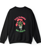 Pick Flowers Not Fights (Modern) Unisex Heavy Blend Crewneck Sweatshirt