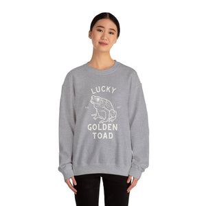 Lucky Golden Toad Unisex Heavy Blend Crewneck Sweatshirt