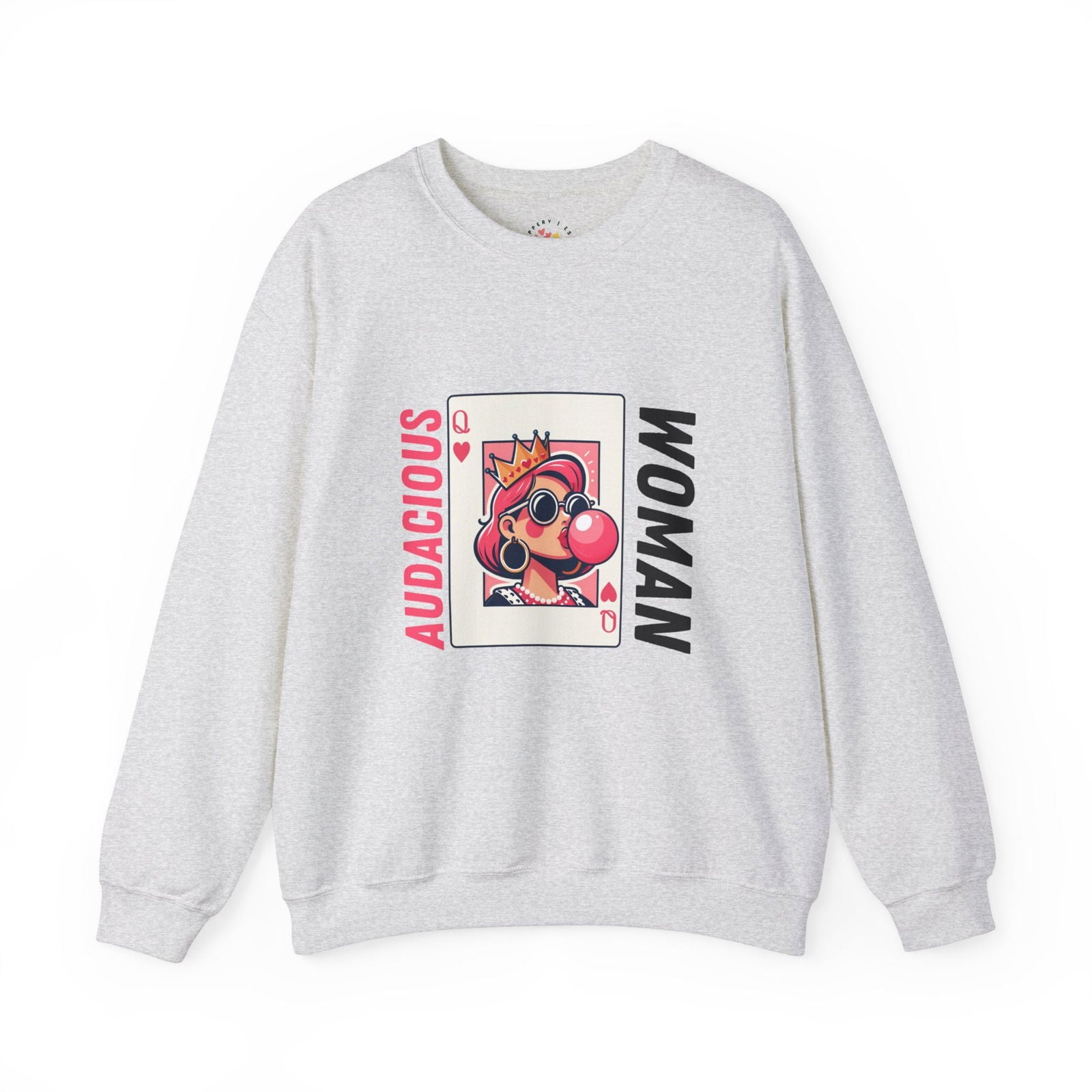 Audacious Woman Unisex Heavy Blend Crewneck Sweatshirt - The Happery