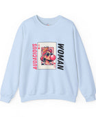 Audacious Woman Unisex Heavy Blend Crewneck Sweatshirt - The Happery