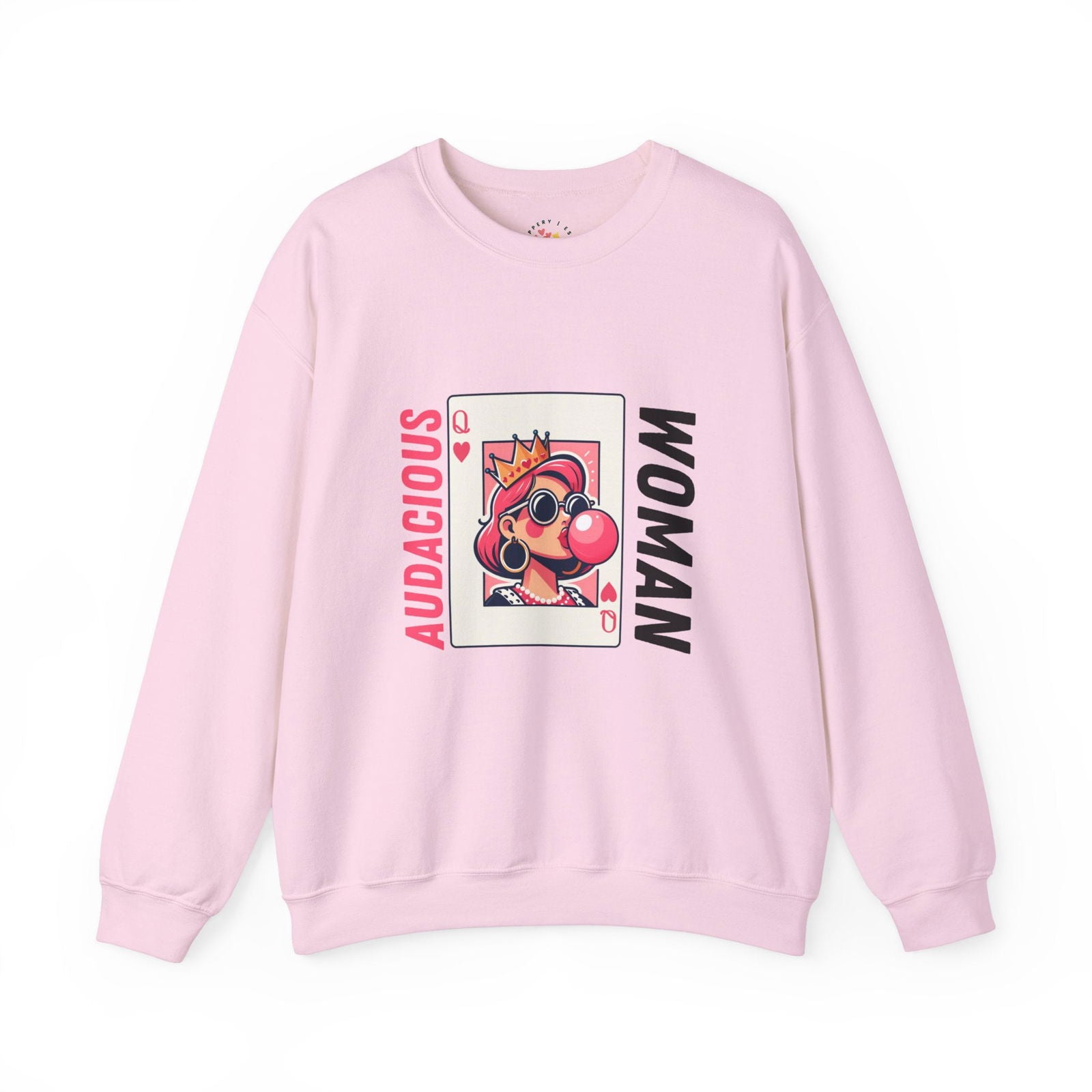 Audacious Woman Unisex Heavy Blend Crewneck Sweatshirt - The Happery