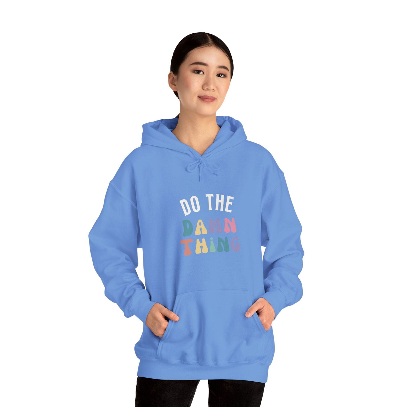 Do the Damn Thing Unisex Heavy Blend Hooded Sweatshirt - The Happery