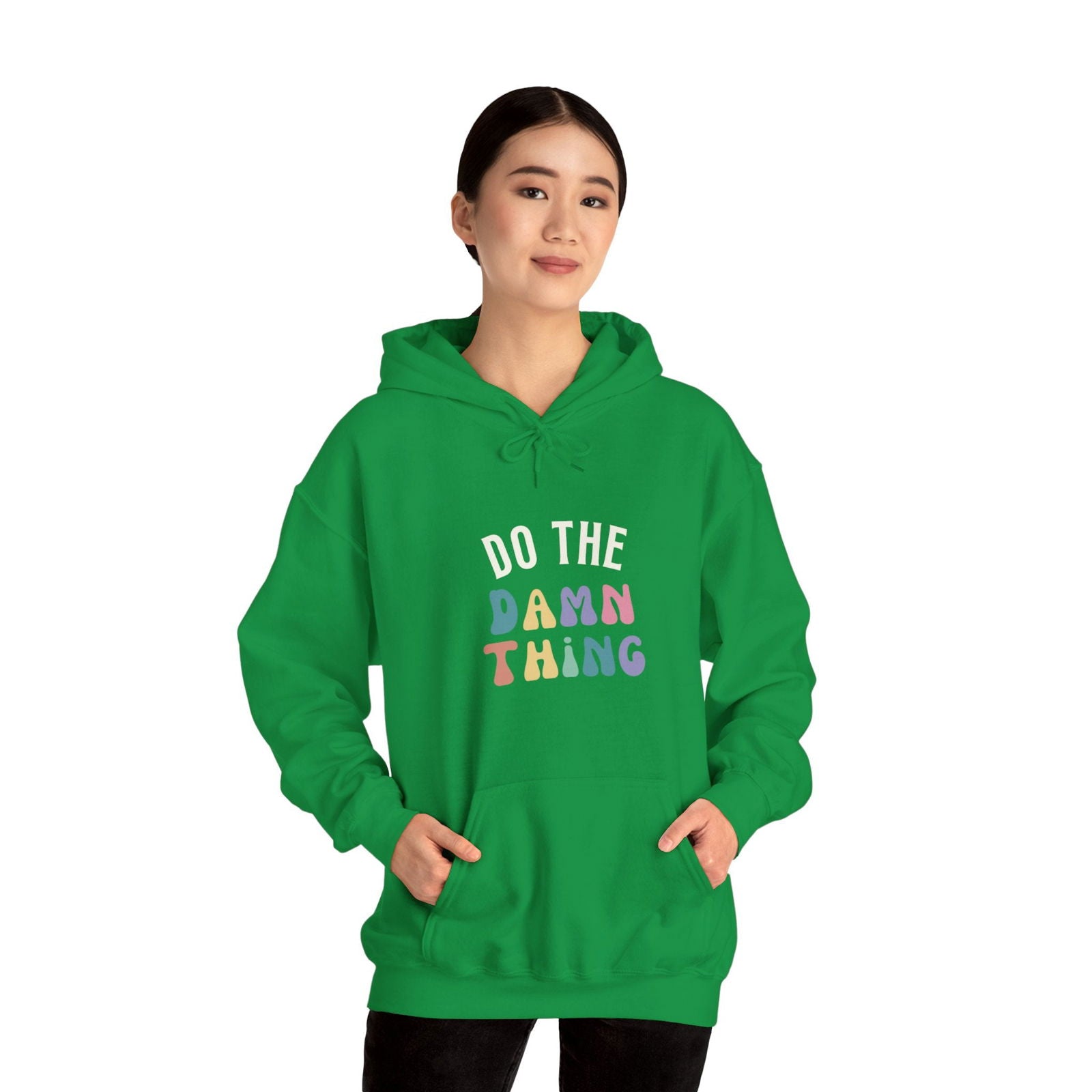 Do the Damn Thing Unisex Heavy Blend Hooded Sweatshirt - The Happery