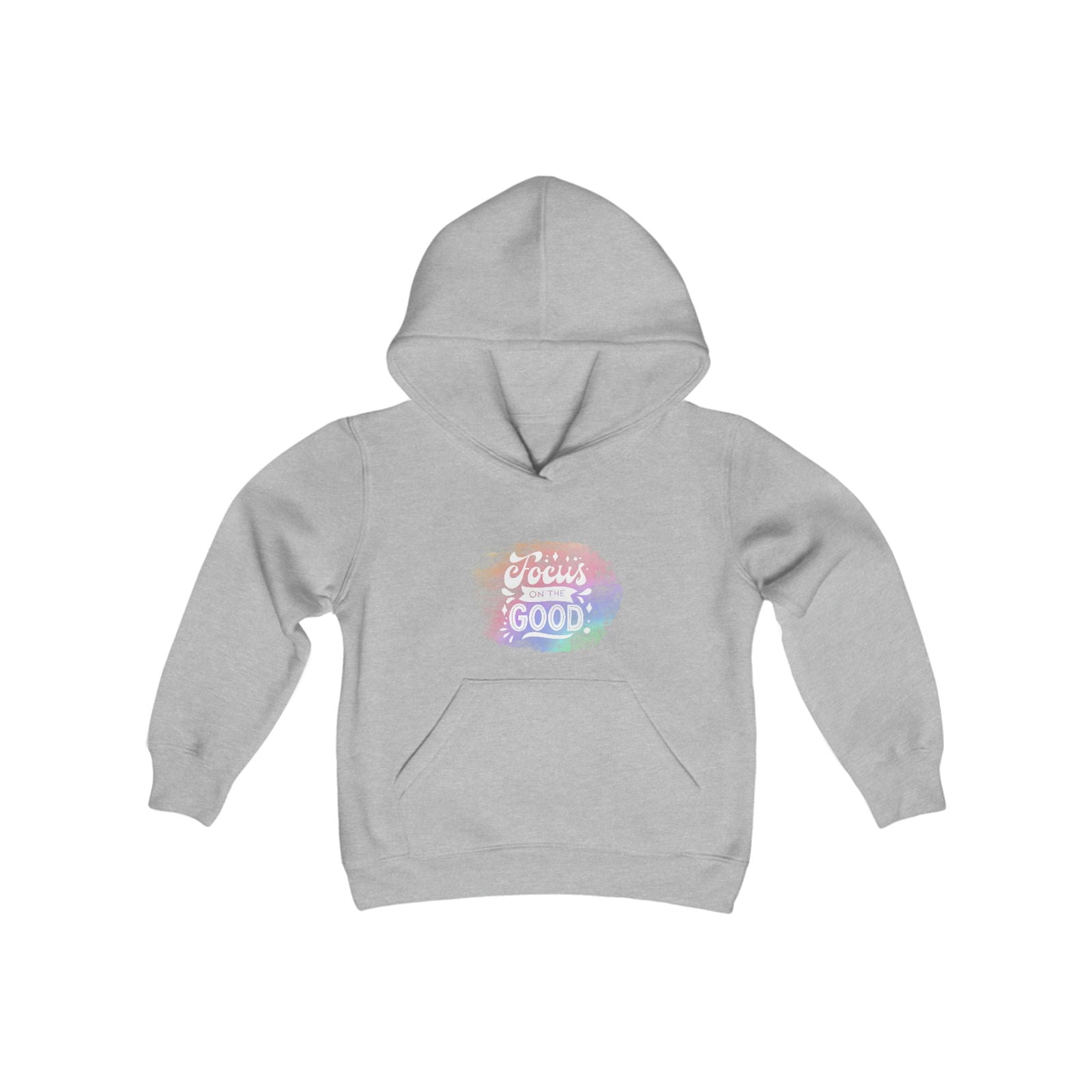 Focus on the Good Youth Heavy Blend Hooded Sweatshirt - The Happery